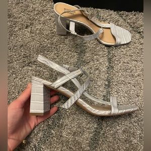 Bleecker & Bond Croc Heel Size 7